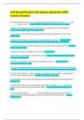 CJIS Recertification Test Review Questions With Correct Answers