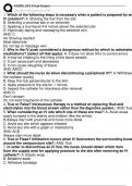Medical Surgical Nursing Concepts &lpar;NUR242&rpar; final exam&period; 250 actula exam questions with correct  verified answers&period; latest 2025