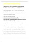 MRMC Block I Exam Questions and Answers Graded A&plus; Latest Update 2025