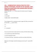 CDL - COMBINATION VEHICLE PRACTICE TEST &sol; EXPERT STRATEGIES&comma; REVIEW OF KEY QUIZZES&comma; AND PRACTICE QUESTIONS FOR GUARANTEED SUCCESS &sol; NEWEST 2025&sol;2026&period;