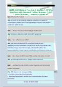 NURS 5355 Clinical Practice 2&comma; Module 1&comma; NP UTA  Questions with Detailed Verified Answers &lpar;100&percnt;  Correct Answers&rpar; &sol;Already Graded A&plus; 