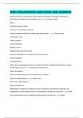 D003 EXAMINATION QUESTIONS AND ANSWERS