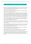 D003 EXAMINATION QUESTIONS AND ANSWERS
