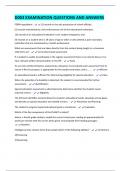 D003 EXAMINATION QUESTIONS AND ANSWERS