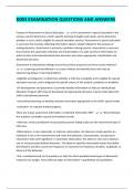 D003 EXAMINATION QUESTIONS AND ANSWERS