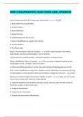 D003 EXAMINATION QUESTIONS AND ANSWERS