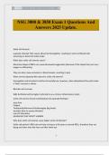 NSG 3800 & 3850 Exam 1 Questions And Answers 2025 Update