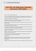 Nurs 5315&colon; Adv Patho Exam 1 Questions And Answers 2025 Update&period;