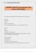 OB&sol;PEDs FISDAP Exam Questions And Answers 2025 Update&period;