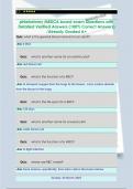 MEDCA PHLEBOTOMY EXAM Questions with Detailed Verified Answers &lpar;100&percnt; Correct Answers&rpar; &sol;Already Graded A&plus;