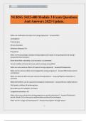 NURSG 5432-400 Module 3 Exam Questions And Answers 2025 Update&period;