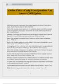 Online SNSA &ndash; Craig Exam Questions And Answers 2025 Update&period;
