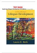 TEST BANK-Exploring Lifespan Development 4th Edition by Laura Berk All chapters  covered