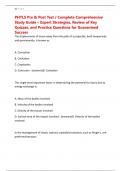 PHTLS Pre & Post Test &sol; Complete Comprehensive Study Guide &ndash; Expert Strategies&comma; Review of Key Quizzes&comma; and Practice Questions for Guaranteed Success