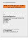 ScribeAmerica OP Final Exam Questions And Answers 2025 Update&period;
