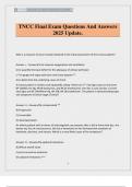 TNCC Final Exam Questions And Answers 2025 Update&period;