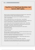 Top Driver IL Final Exam Questions And Answers 2025 Update