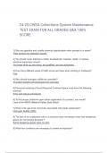 24-25 CWEA Collections System Maintenance  TEST EXAM FOR ALL GRADES Q&A 100&percnt;  SCORE 
