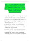 WGU C702 FORENSICS AND NETWORK  INTRUSION OBJECTIVE ASSESSMENT  ACTUAL EXAM 2025&sol;2026 QUESTIONS  WITH VERIFIED CORRECT SOLUTIONS &vert;&vert;  100&percnt; GUARANTEED PASS  <BRAND NEW VERSION> 
