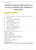 TEST BANK - Principles of Auditing and Other Assurance Services 22nd Edition by Ray Whittington&comma;ISBN 978-1264111817   Complete Verified Chapter's A&plus; Grade ASSURED&excl;&excl;&excl;&excl;