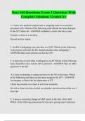 NNurs 465 Questions Exam 3 Questions With Complete Solutions Graded A&plus;