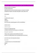 Travel Agent Exam Questions and Verified Answers