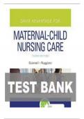 Complete test bank for davis advantage for maternal child nursing care&comma; 3rd edition by scannell &lpar;f9781719640985-isbn&rpar; All chapters are included&period;