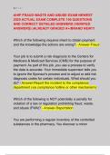 AHIP FRAUD WASTE AND ABUSE EXAM NEWEST  2025 ACTUAL EXAM COMPLETE 150 QUESTIONS  AND CORRECT DETAILED ANSWERS &lpar;VERIFIED  ANSWERS&rpar; &vert;ALREADY GRADED A&plus;&sol;BRAND NEW&excl;&excl;&excl;