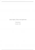 A TESTBANK FOR LINEAR ALGEBRA THEORY AND APPLICATIONS BY KENNETH KUTTLER