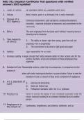 NECI 911 Dispatch Certificate Test questions with verified answers 2025 updated