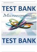 TEST BANK FOR Microeconomics 7th Edition by Robert Pindyck & Daniel Rubinfeld &vert;All Chapters Verified&vert; Guide A&plus;
