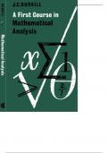 A first course in mathematical analysis burkill testbank&lpar;with verified solutions manual&rpar;&period;