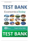 TEST BANK FOR Economics Today 18th Edition by Roger LeRoy Miller &comma; ISBN&colon; 9780133882285 &vert;All Chapters Verified&vert; Guide A&plus;
