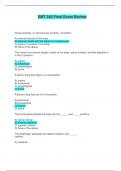 EMT 242 Final Exam Review &vert; Answered with complete solutions