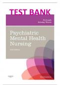 TEST BANK for Psychiatric Mental Health Nursing&comma; 5th Edition by Fortinash complete chapters 2025&sol;2026
