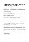 UNITEK CHAPTER 1 QUESTIONS AND ANSWERS 100&percnt; CORRECT&period;