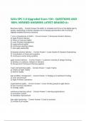 SAFe SPC 5&period;0 Upgraded Exam 10&plus; QUESTIONS AND 100&percnt; VERIFIED ANSWERS LATEST GRADED A&plus;5