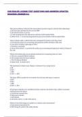 CAR DEALER LICENSE TEST QUESTIONS AND ANSWERS UPDATED 2024&sol;2025 &lpar;GRADED A&plus;&rpar;