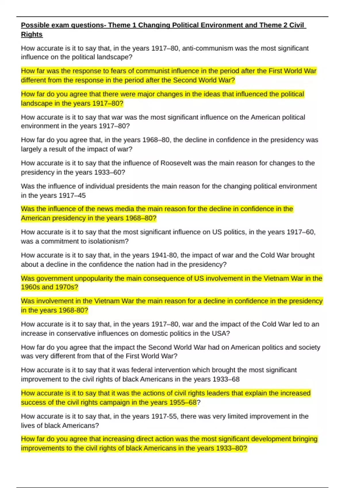 American Questions Paper Example American dream essay questions - Unit 1F - In search of the American ...