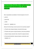 BEEF QUALITY ASSURANCE BQA EXAM PACKAGE DEAL QUESTIONS AND VERIFIED DETAILED ANSWERS &vert; 100&percnt; GUARANTEED PASS &vert; ALREADY GRADED A&plus;