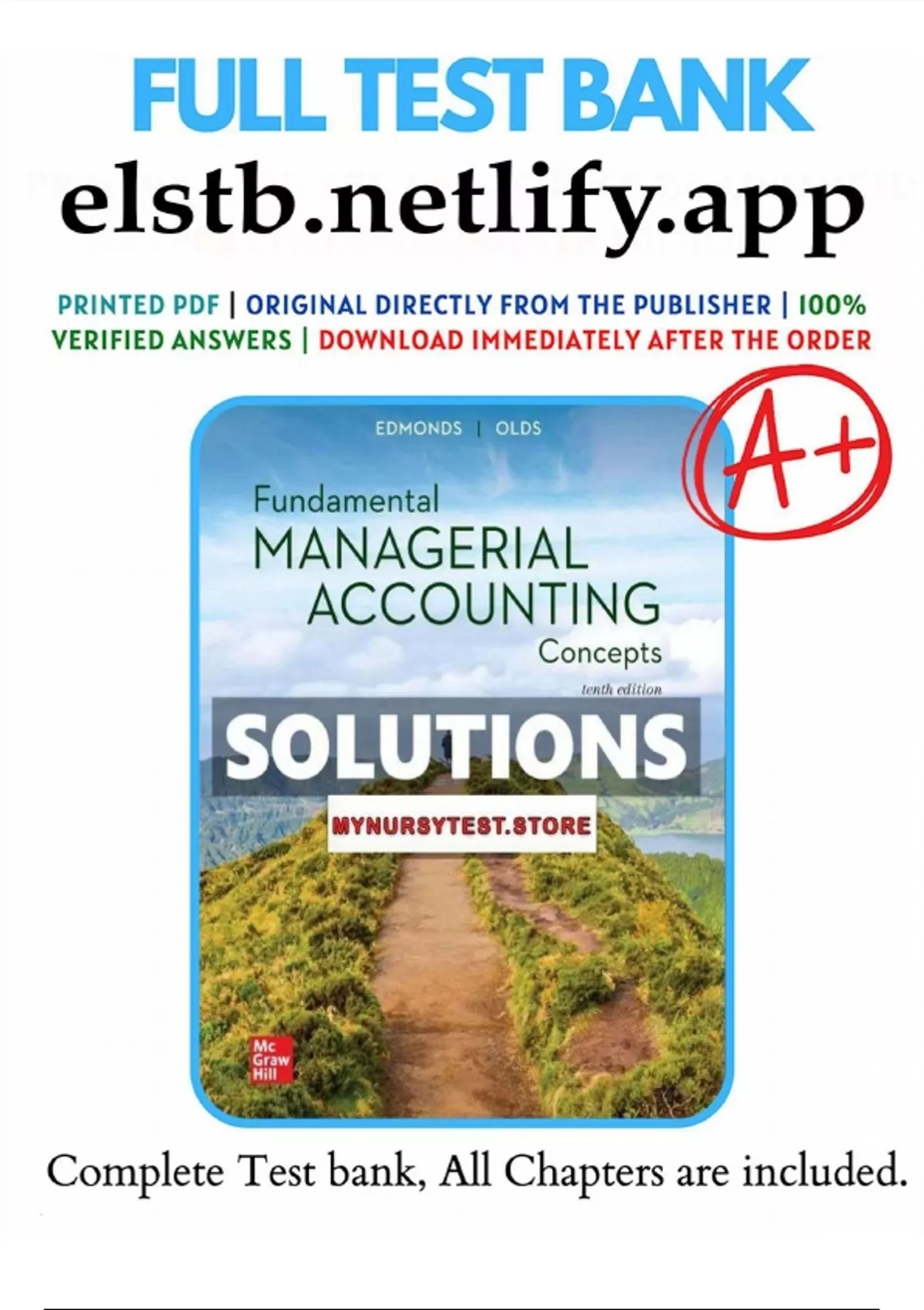 Solutions manual for fundamental managerial accounting concepts 10th