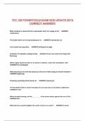 TPC 108 POWERTOOLS EXAM 2025 UPDATE WITH CORRECT ANSWER&excl;&excl;
