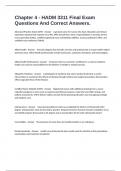 Chapter 4 - HADM 3311 Final Exam Questions And Correct Answers&period;