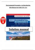 Solution Manual For Environmental Economics&comma; An Introduction 2024 Release By Barry C&period;Field and Martha K Field Chapter 1-21