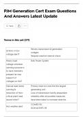 PJM Generation Cert Exam Questions And Answers Latest Update