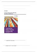 Test Bank for Anderson&rsquo;s Caring for Older Adults Holistically&comma; 6th Edition&comma; Tamara R&period; Dahlkemper