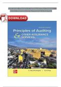 TEST BANK - Principles of Auditing and Other Assurance Services 22nd Edition by Ray Whittington&comma; Kurt Pany&vert; Complete Verified Chapter's Latest Newest Version