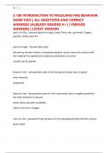 S 190 INTRODUCTION TO WILDLAND FIRE BEHAVIOR EXAM 2025 &vert; ALL QUESTIONS AND CORRECT ANSWERS &lpar;ALREADY GRADED A&plus;&rpar; &vert; VERIFIED ANSWERS &vert; LATEST VERSION