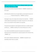 PADI Enriched Air Diver Exam Study Guide Qs & Ans &lpar;Verified Solutions&rpar; 2025