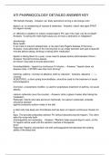 ATI PHARMOCOLOGY DETAILED ANSWER KEY 